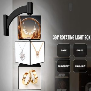Biển đèn LED mica xoay vô cực 3 tầng
