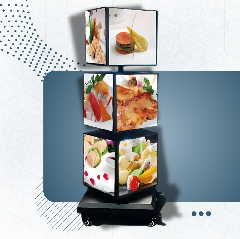 5 Đèn xoay 3 tầng 40x40